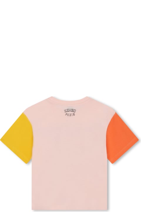 ガールズ Kenzo KidsのTシャツ＆ポロシャツ Kenzo Kids T-shirt Con Stampa