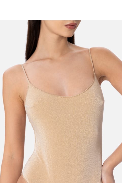 Homeware MC2 Saint Barth Woman Lurex One-piece Swimsuit Cecille