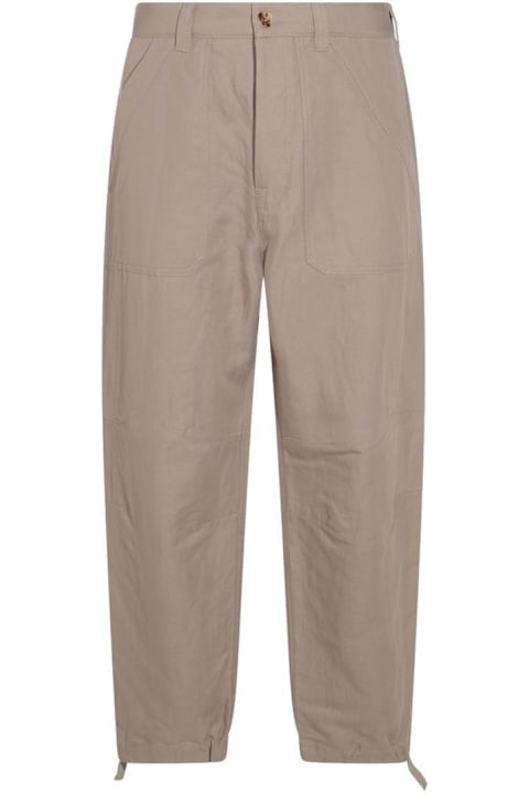 Brunello Cucinelli Pants for Men Brunello Cucinelli Drawstring Relaxed Fit Trousers