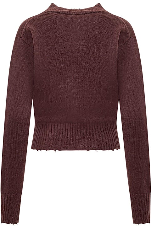 Stella McCartney Sweaters for Women Stella McCartney V-neck Distressed Jumper