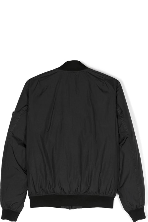 Coats & Jackets for Boys Stone Island Junior Stone Island Kids Coats Black