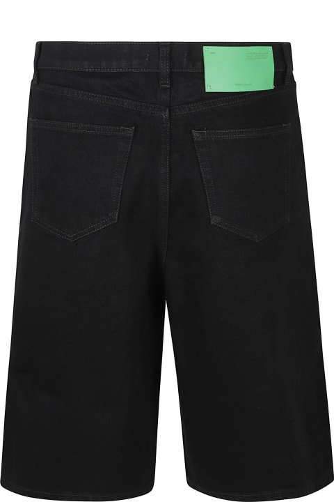 Pants for Men Off-White Denim Bermuda Shorts