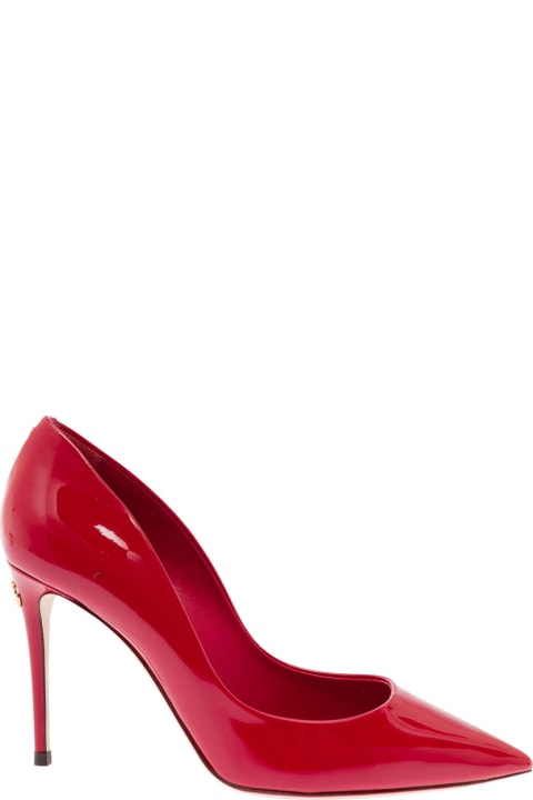 Cardinal Red  Pumps In Patent Leather Dolce & Gabbana Woman