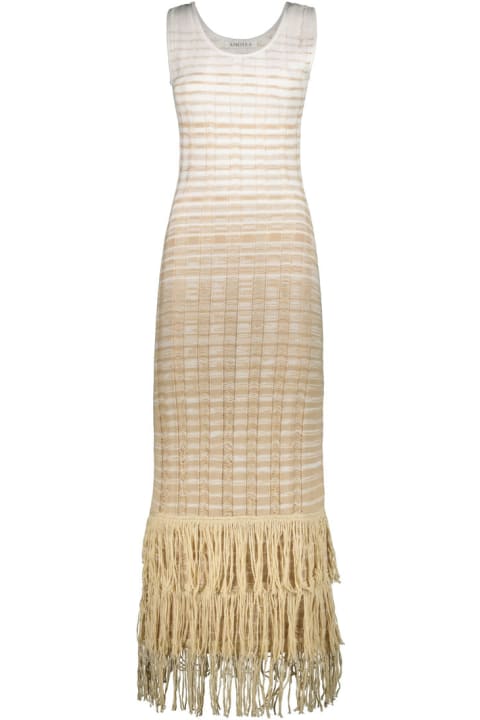 Amotea Dresses for Women Amotea Mila Long In Melange Ivory