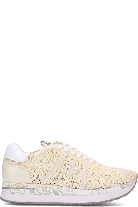Fashion for Women Premiata Conny 6787 Perforated Sneaker