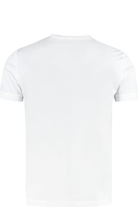 Giorgio Armani Topwear for Men Giorgio Armani Logo Print Crewneck T-shirt