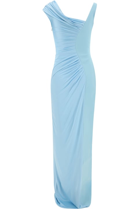 Versace for Women Versace Light Blue 'medusa '95' Long Dress