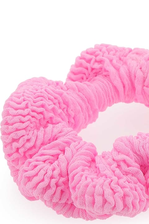 Hair Accessories for Women Hunza G Pink Fabric Scrunchie