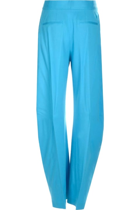 The Attico for Women The Attico Gary Light Blue Wool Trousers