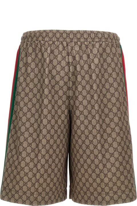 Gucci Pants for Men Gucci 'nastro Web' Bermuda Shorts