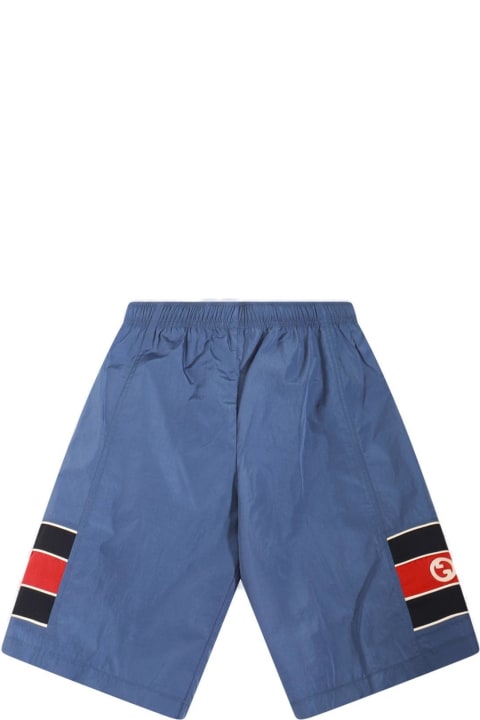 Gucci Kidsのセール Gucci Mid Rise Interlocking G Shorts