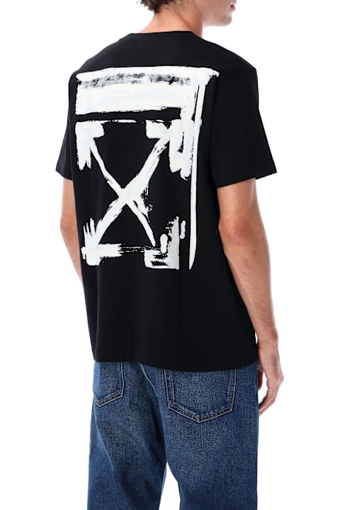 أدوات منزلية Off-White Off-white Ink Arrow Slim-fit Cotton T-shirt
