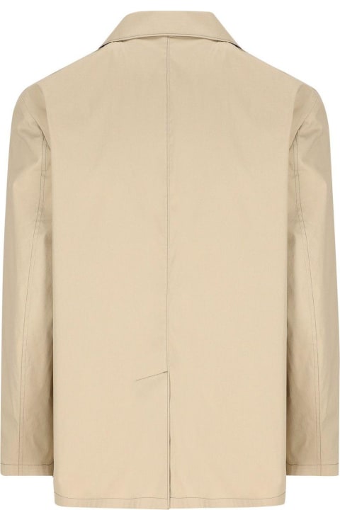 Fashion for Men Prada Triangle Patch Button-up Jacket
