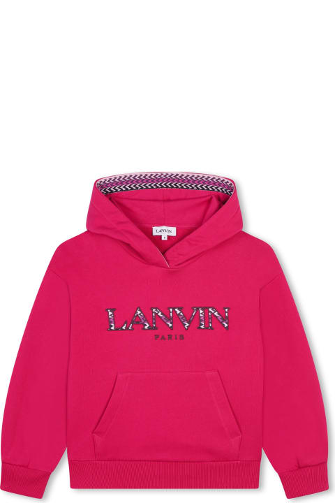 Lanvin Sweaters & Sweatshirts for Girls Lanvin Felpa Con Logo