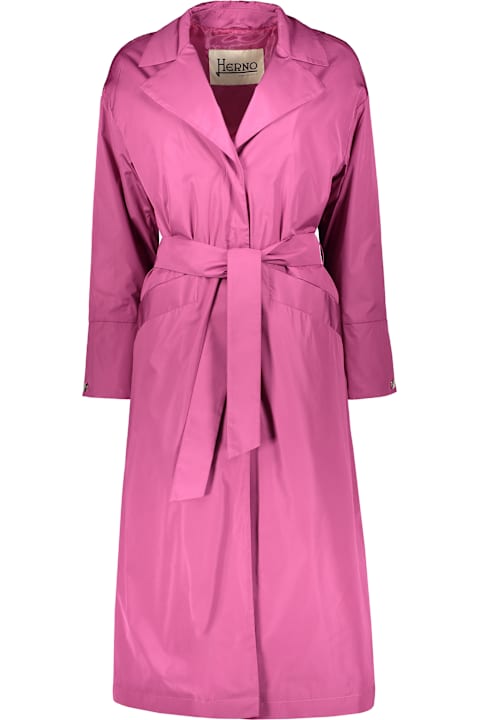 【送料&関税込】Herno Techno Fabric Trench Coat Herno Techno Fabric Trench Coat | eBay