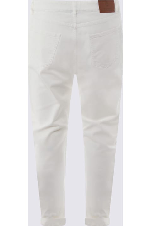 Homeware Brunello Cucinelli White Cotton Jeans