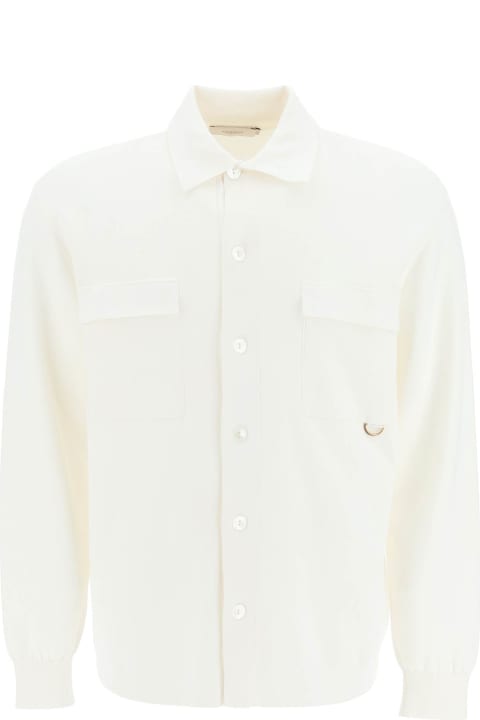メンズ Agnonaのシャツ Agnona Soft Silk-blend Shirt