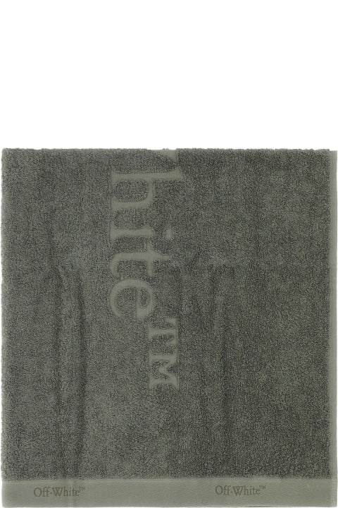Army Green Terry Fabric Towels Set