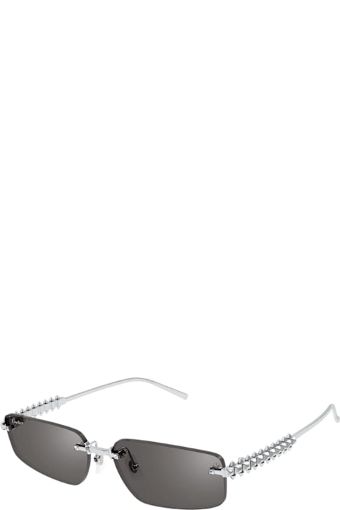 Cartier Eyewear Eyewear for Men Cartier Eyewear Cartier Ct0544s Clash De Cartier 003 Silver Sunglasses