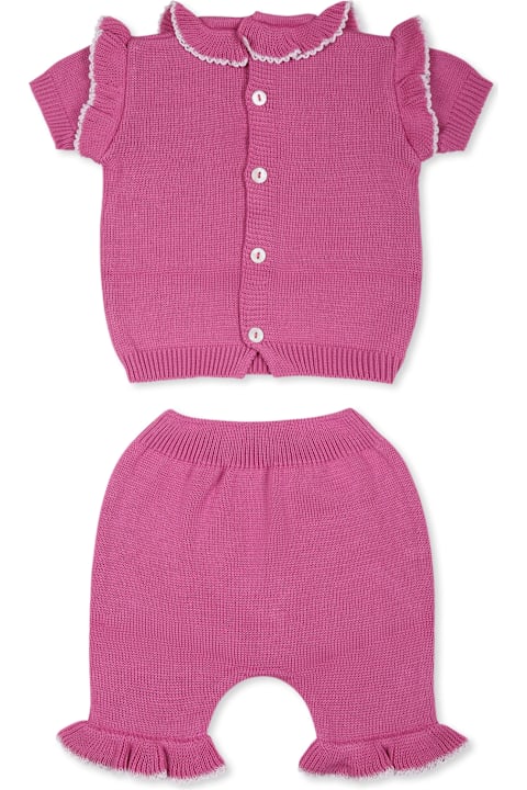 Homeware Little Bear Fuchsia Birth Set For Baby Girl