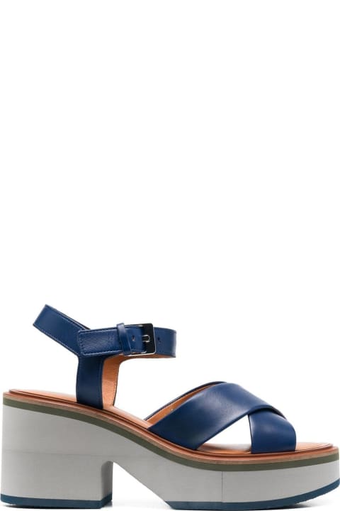 Clergerie Sandals for Women Clergerie Charline9 Criss Cross Sandal With Closure At The Ankles
