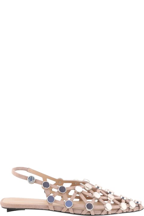 The Attico Flat Shoes for Women The Attico Grid Ballerinas