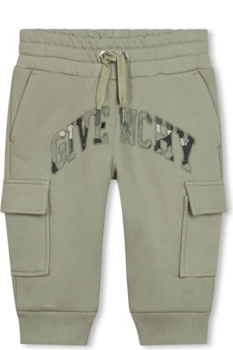 Bottoms for Baby Girls Givenchy Givenchy Kids Trousers Green