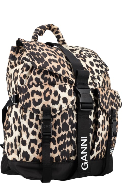 Bags for Women Ganni Leo Backpack