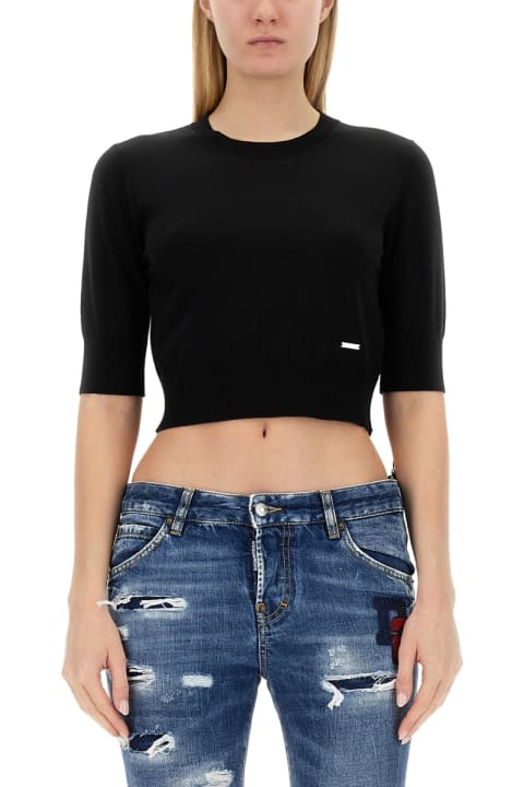 Dsquared2 Sweaters for Women Dsquared2 Cropped Shirt