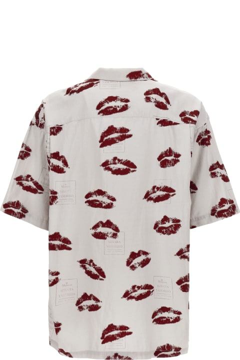 Mihara Yasuhiro Shirts for Men Mihara Yasuhiro 'lips All-over' Shirt