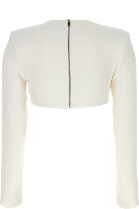 David Koma Topwear for Women David Koma Top '3d Crystsal Chain And Square Neck'