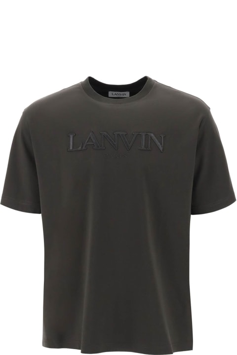 Fashion for Men Lanvin Oversize T-shirt With Logo Lettering