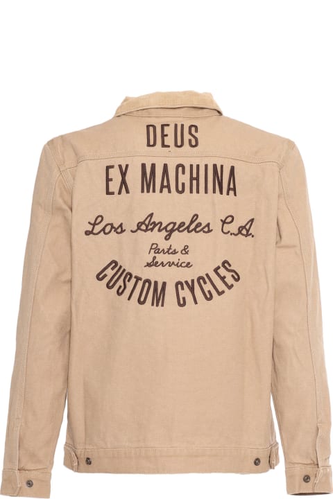 Deus Ex Machina for Men Deus Ex Machina Beige Sweatshirt With Zip