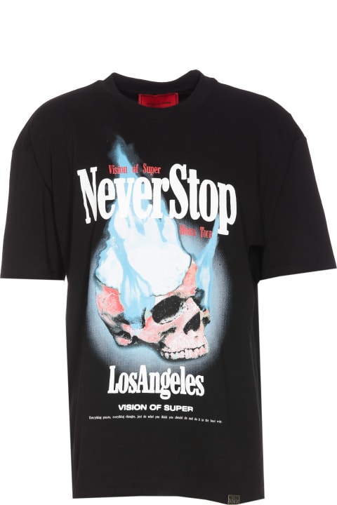 Never Stop Print T-shirt