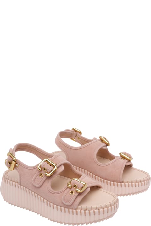 Chloé Nama Wedge Sandals