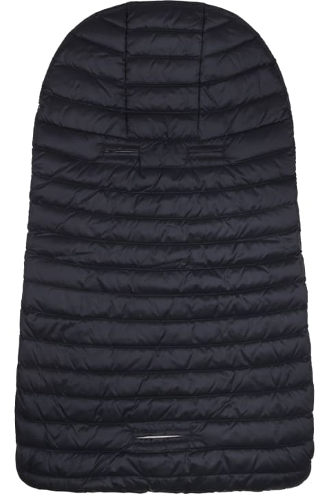 Moncler Accessories & Gifts for Baby Boys Moncler Blue Sleeping Bag For Babies