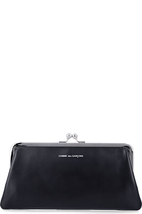 Comme des Garçons Wallet for Kids Comme des Garçons Wallet Comme Des Garçons Wallet Large Smooth Leather Kiss-clasp Purse