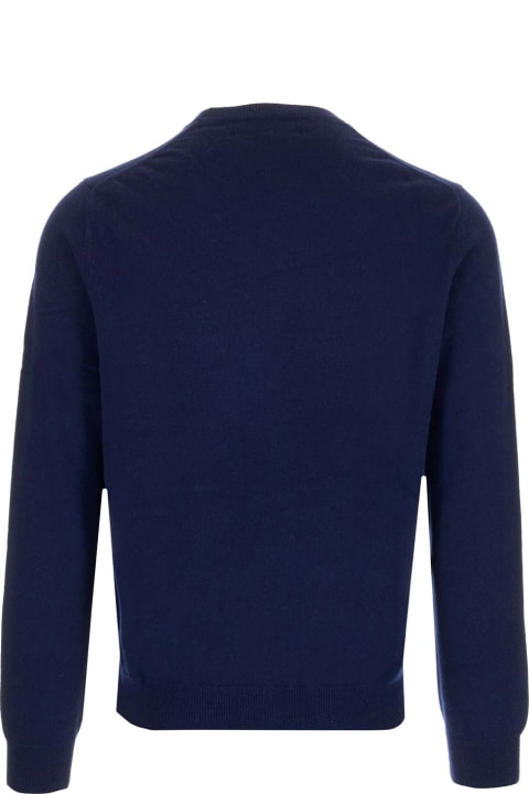 メンズ新着アイテム Comme des Garçons Shirt Blue Crewneck Sweater