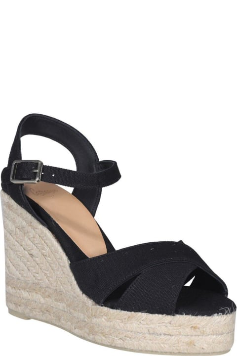 Fashion for Women Castañer Blaudell Buckle-fastened Wedge Sandals