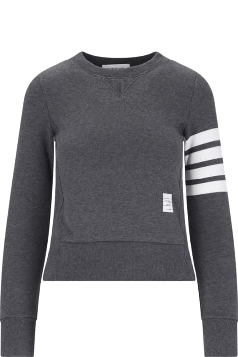 Homeware Thom Browne '4-bar' Crew Neck Sweatshirt