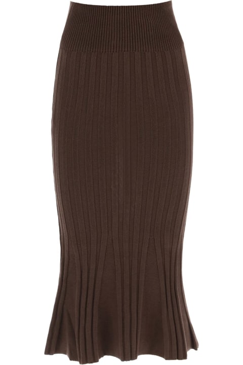 Mauri Midi Skirt In Ribbed Knit