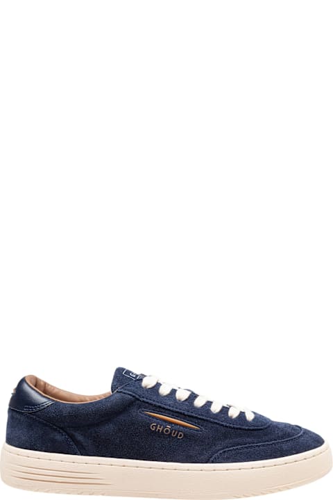 GHOUD Sneakers for Men GHOUD Lido Suede Sneakers Blue Color