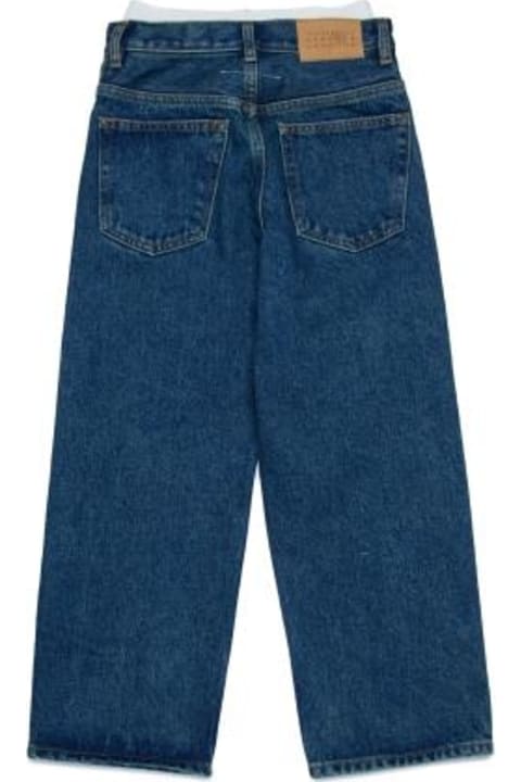 MM6 Maison Margiela Bottoms for Girls MM6 Maison Margiela Jeans A Gamba Ampia