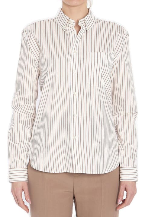 Sale for Women Saint Laurent Cassandre Striped Shirt