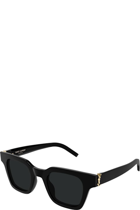 Saint Laurent Eyewear for Kids Saint Laurent Eyewear Saint Laurent Sl M157 Linea Monogram 001 Black Sunglasses
