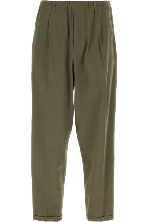 Magliano Pants for Men Magliano Army Green Cotton Pant
