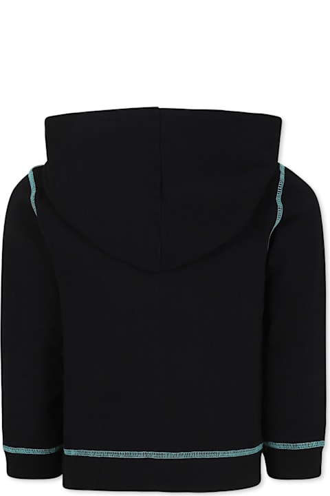Homeware Stella McCartney Kids Black Sweatshirt For Boy With Logo