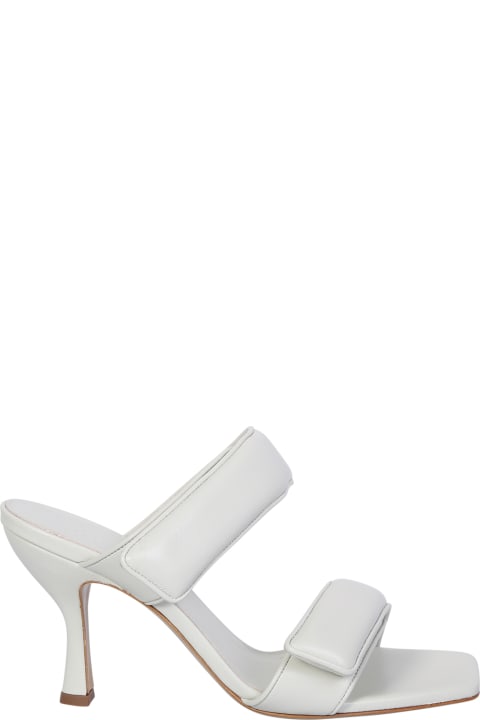 Homeware GIA BORGHINI High-heeled Straps Sandal Perni 03 White