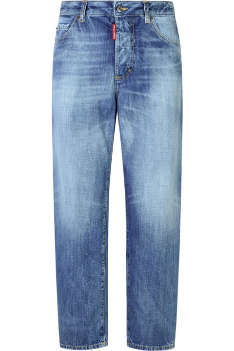 ウィメンズ Dsquared2のデニム Dsquared2 'boston' Light Blue Denim Jeans