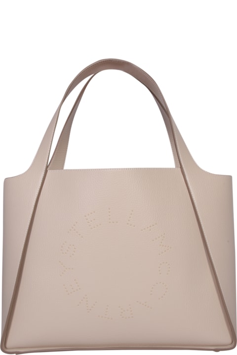 Stella McCartney for Women Stella McCartney Logo Studded Open-top Tote Bag